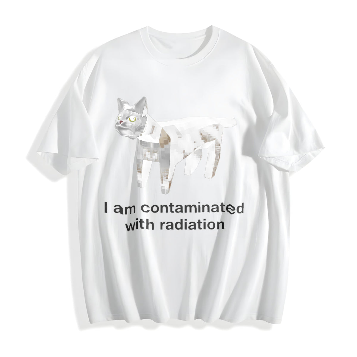 100 I Am Contaminated With Radiation Cotton T-Shirt product image 2