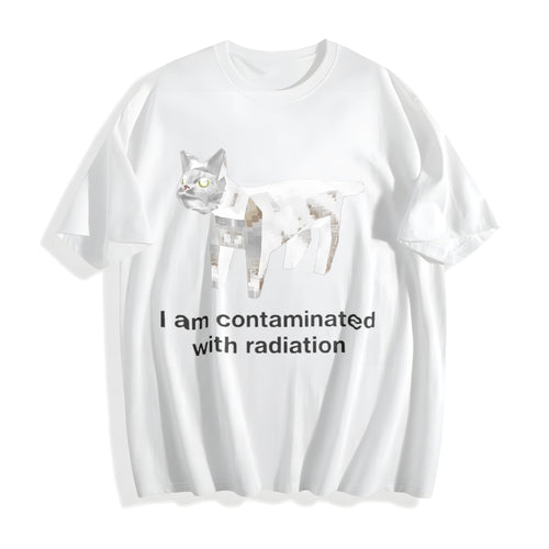 100 I Am Contaminated With Radiation Cotton T-Shirt product image 2