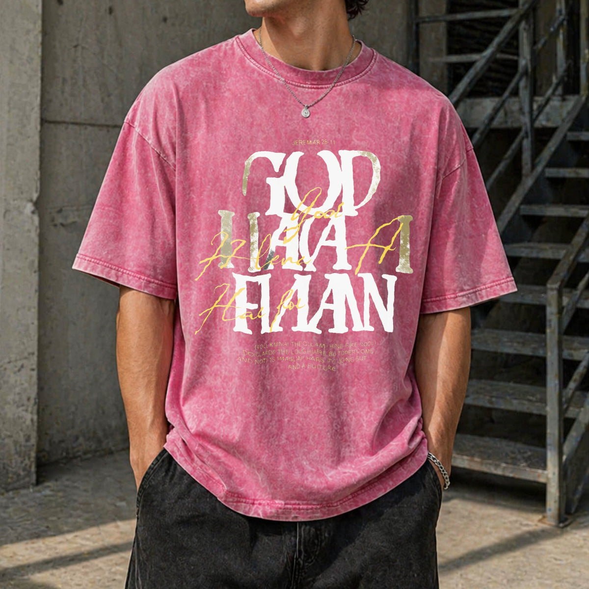Christian - God Has A Plan Jeremiah 29:11 Vintage Washed product image 14