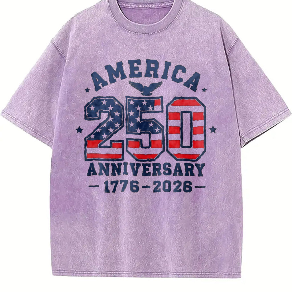 Patriotic Vintage Washed T-Shirt product image 6