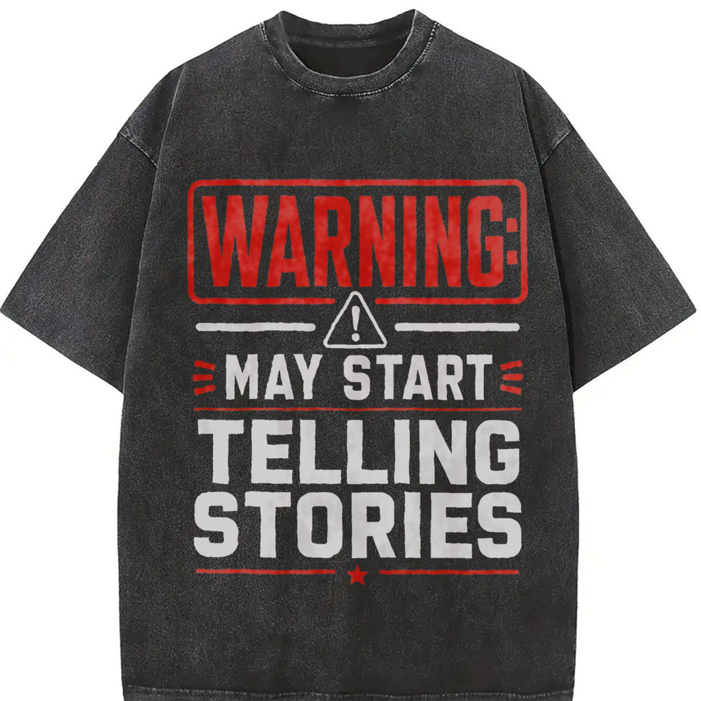 Warning May Start Telling Stories - Grandpa Dad Vintage product image 2