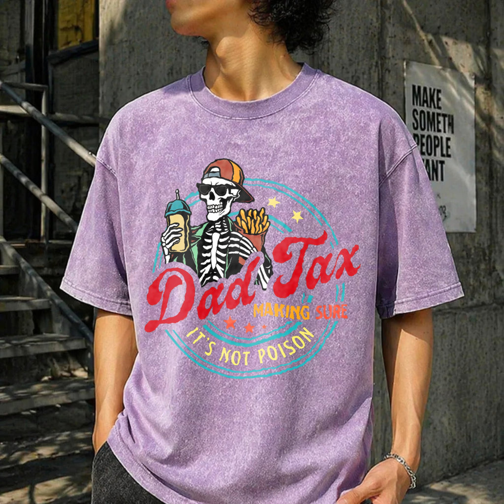 Dad Tax Making Sure It's Not Poison Fathers Day Vintage product image 13