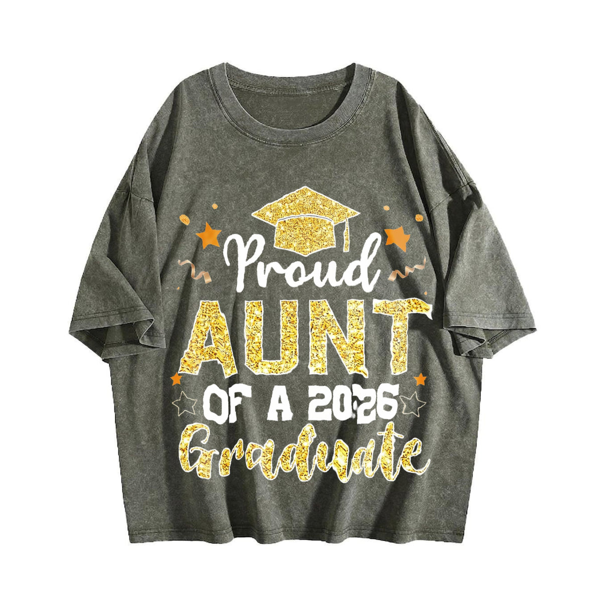 100 Proud Aunt Of A 2026 Graduate For Senior Vintage Washed product image 4