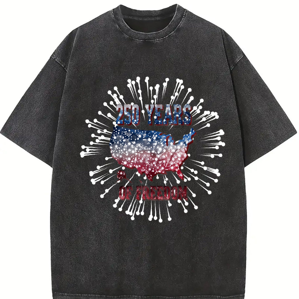 250 Years Of Freedom Vintage Washed T-Shirt product image 2