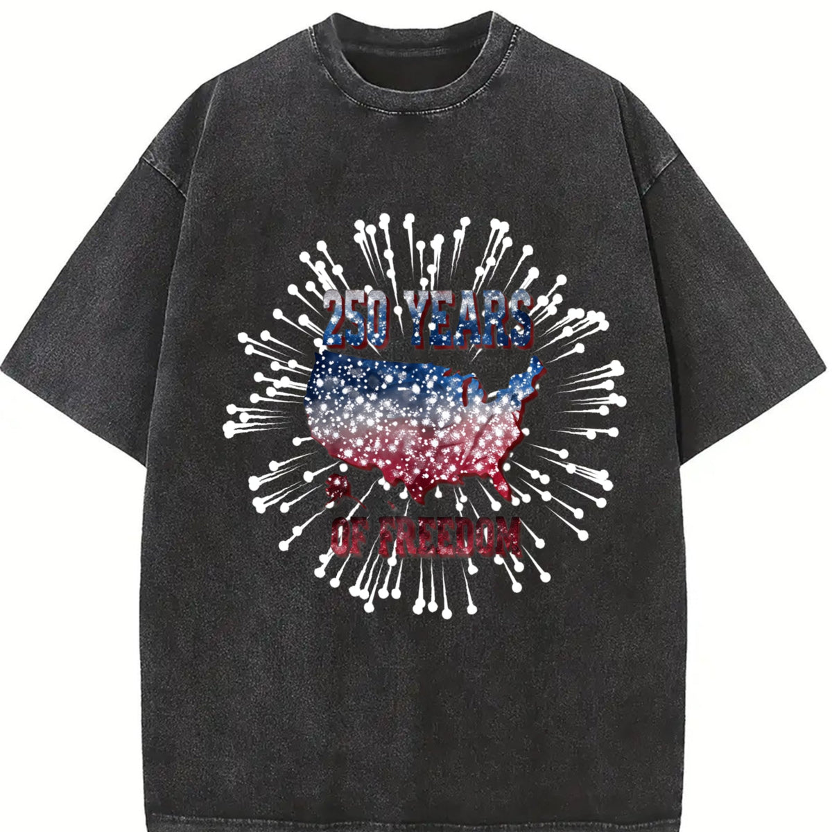 250 Years Of Freedom Vintage Washed T-Shirt product image 2