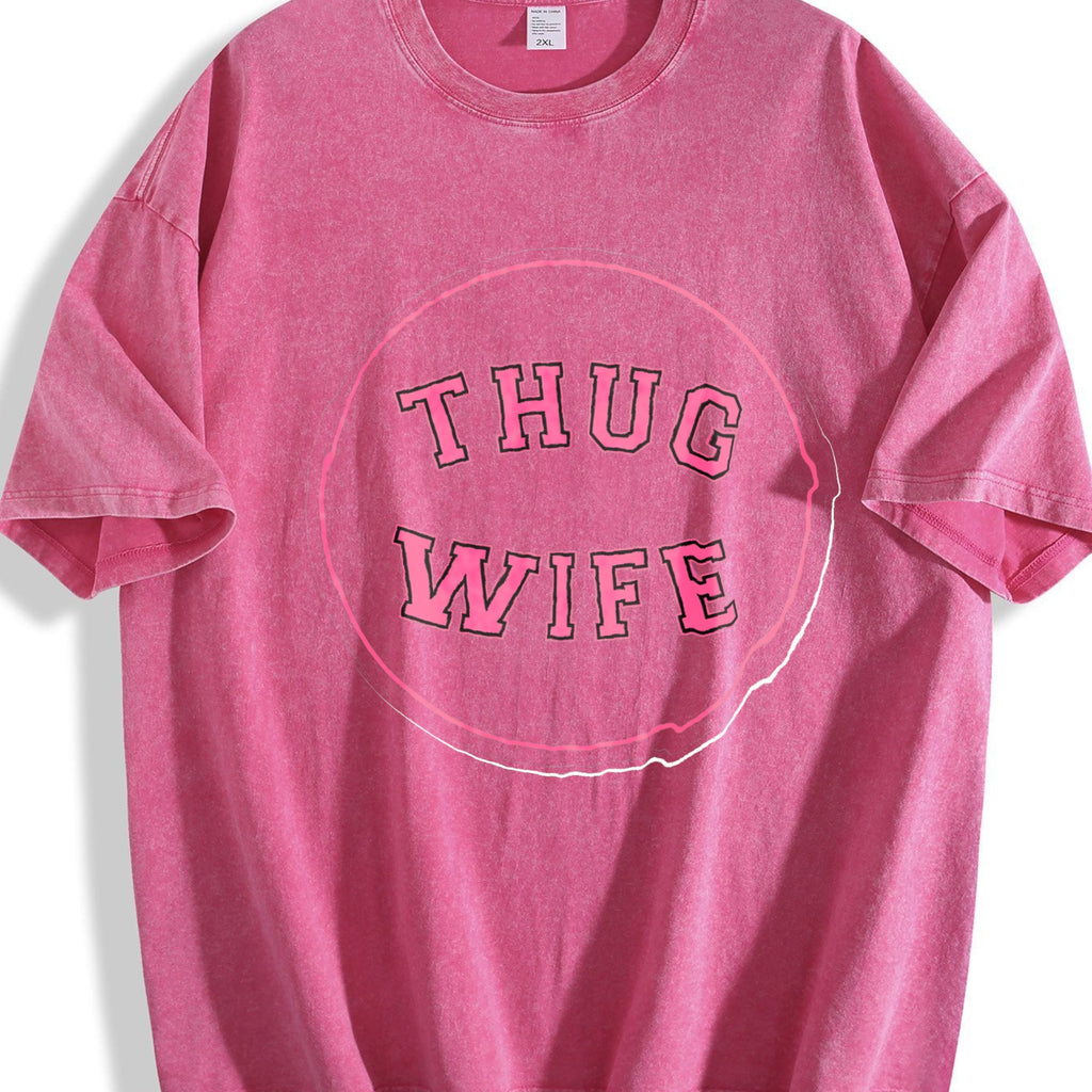 Thug Wife Vintage Washed T-Shirt product image 7