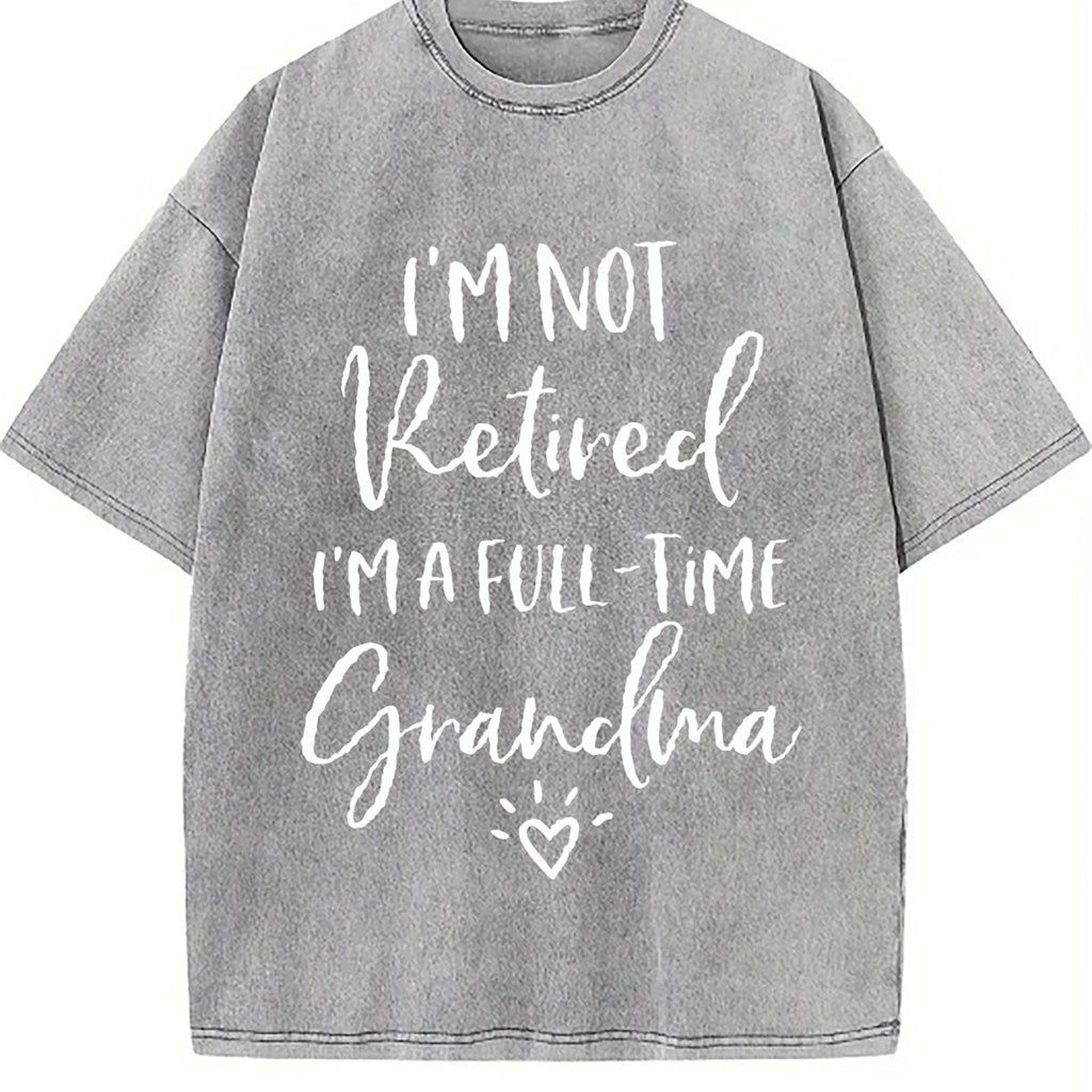 I'm Not Retired I'm A Full Time Grandma Vintage Washed product image 5