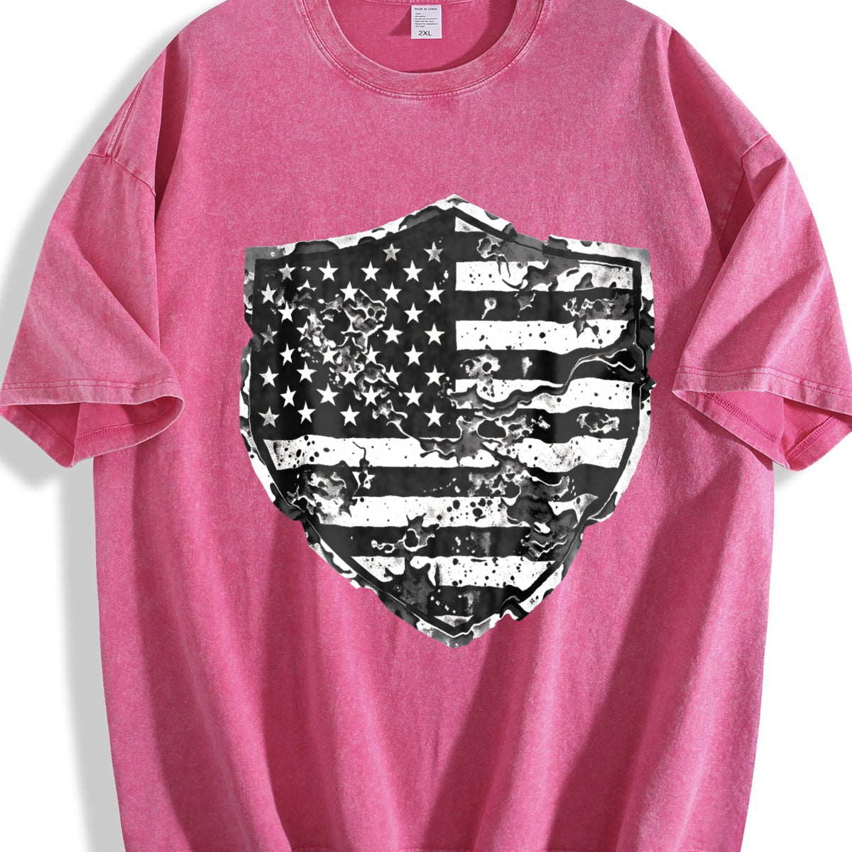 The Explorer & Grunge Fan: Shield With Flag Motif Vintage product image 7