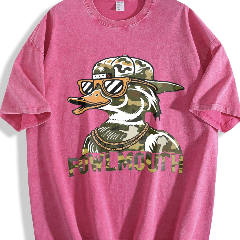 Camo Cool Duck Fowlmouth Muscle Vintage Washed T-Shirt product image 7