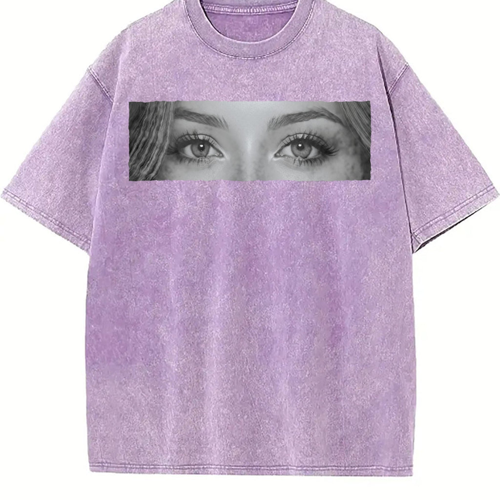 Photo Human Eyes Vintage Washed T-Shirt product image 6