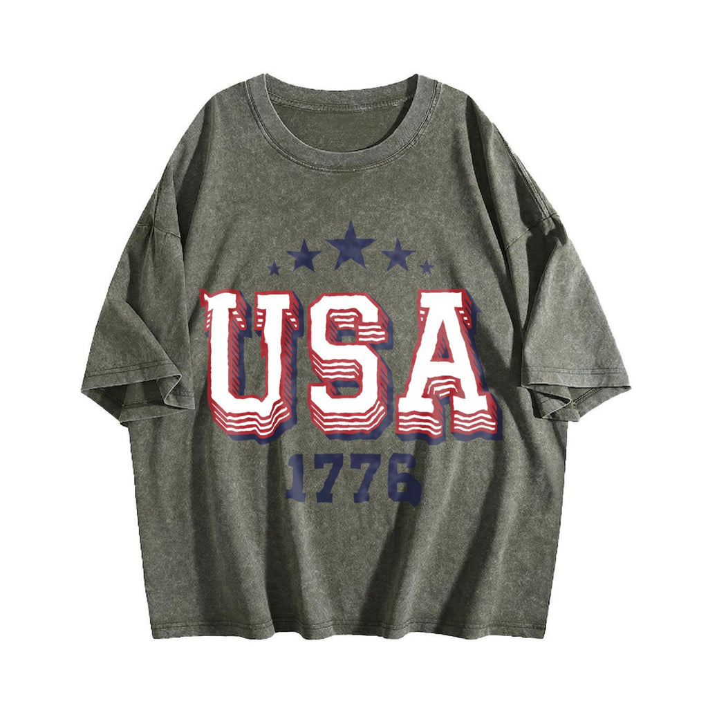 Weight This Has A And Vintage Washed T-Shirt product image 4