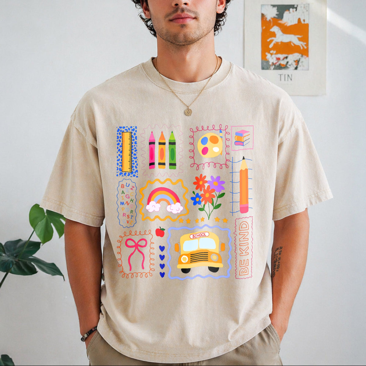 Teacher Vintage Washed T-Shirt product image 1