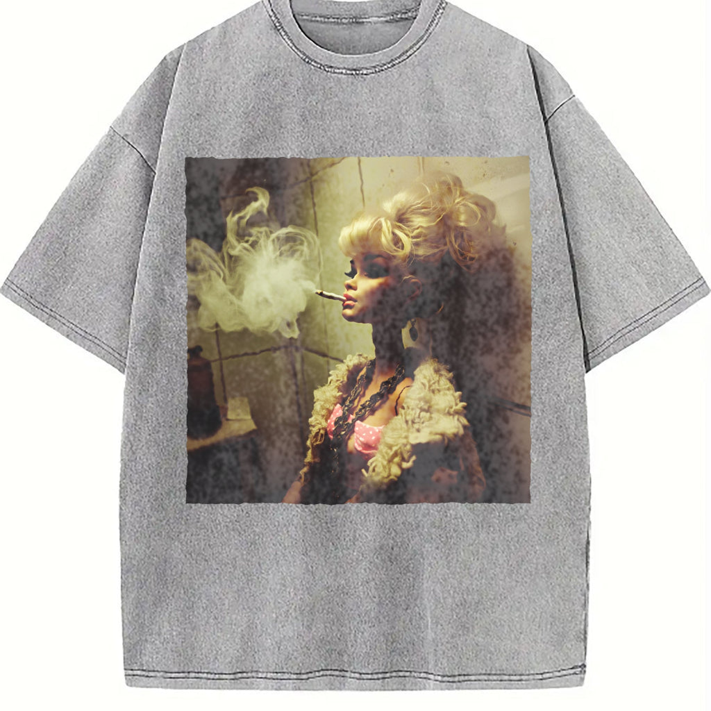 Doll Taking a Break Vintage Washed T-Shirt product image 5