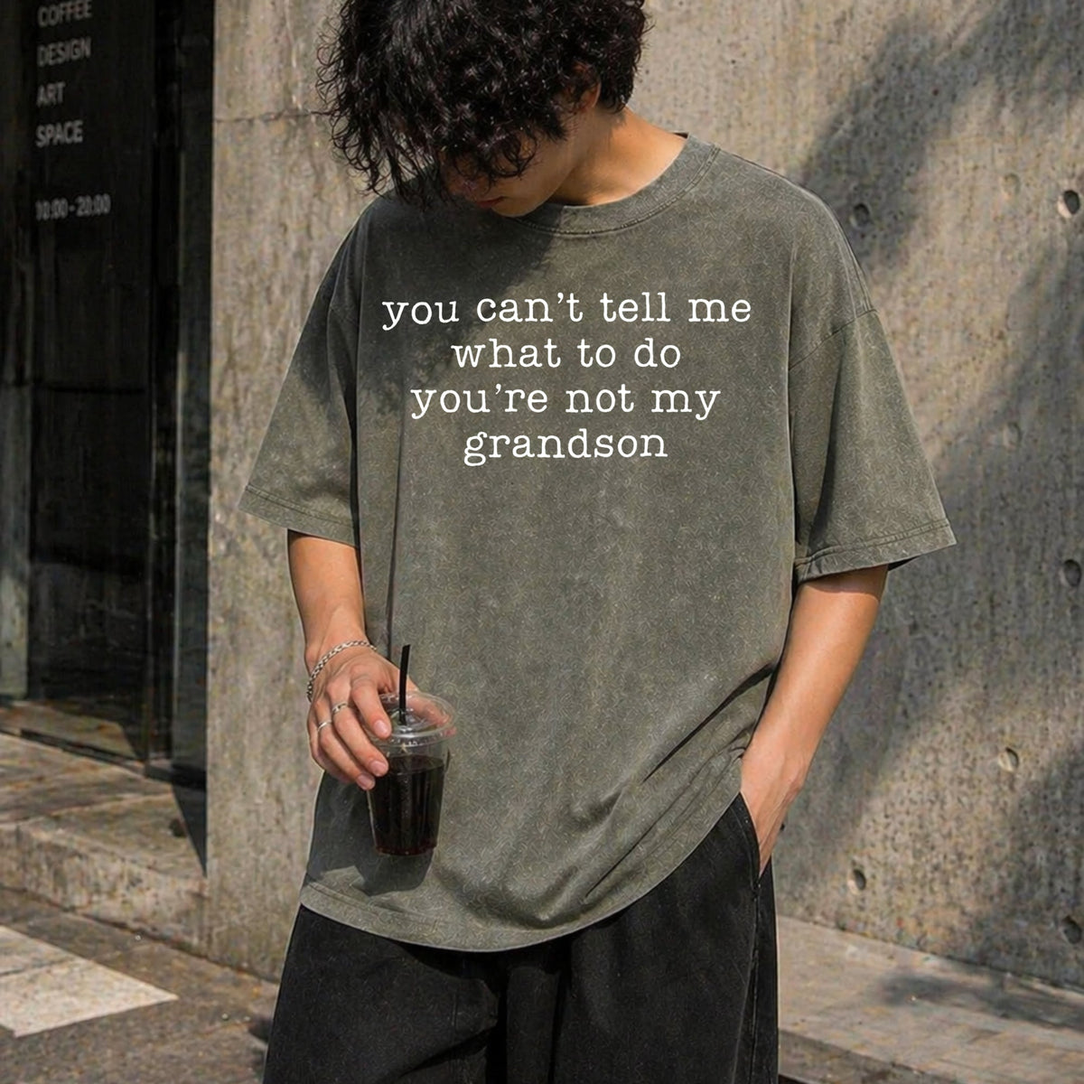 You Can't Tell Me What To Do You're Not My Grandson Vintage product image 4