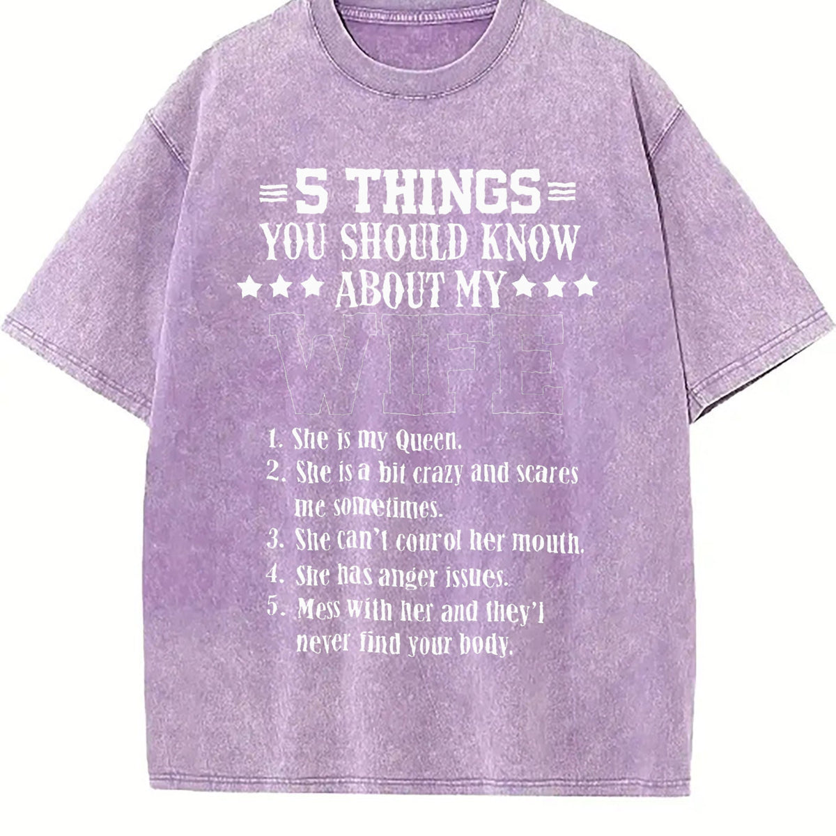 Funny Husband Vintage Washed T-Shirt product image 6