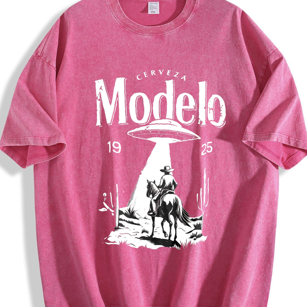 Modelo UFO Cowboy - - With Cerveza Letter Vintage Washed product image 7