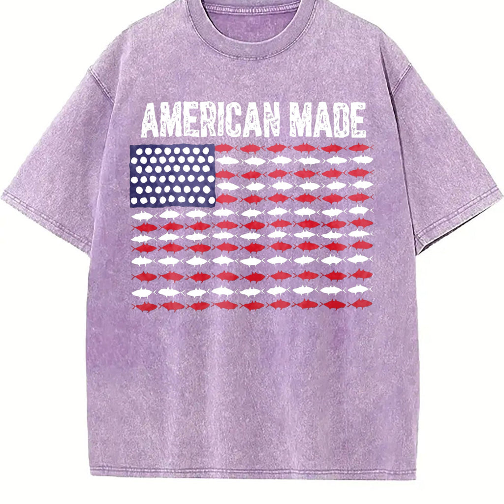 Patriotic Tank Vintage Washed T-Shirt product image 6