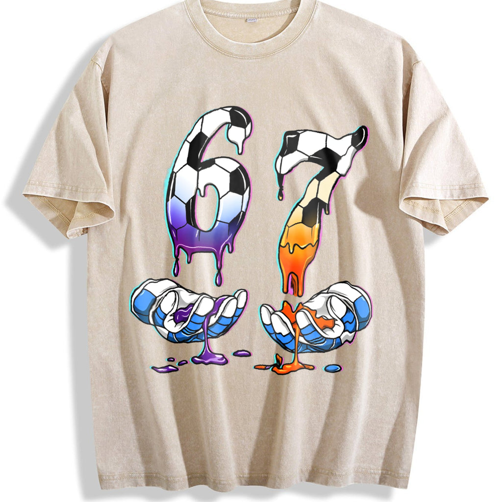 Global Soccer Fan Vintage Washed T-Shirt product image 1
