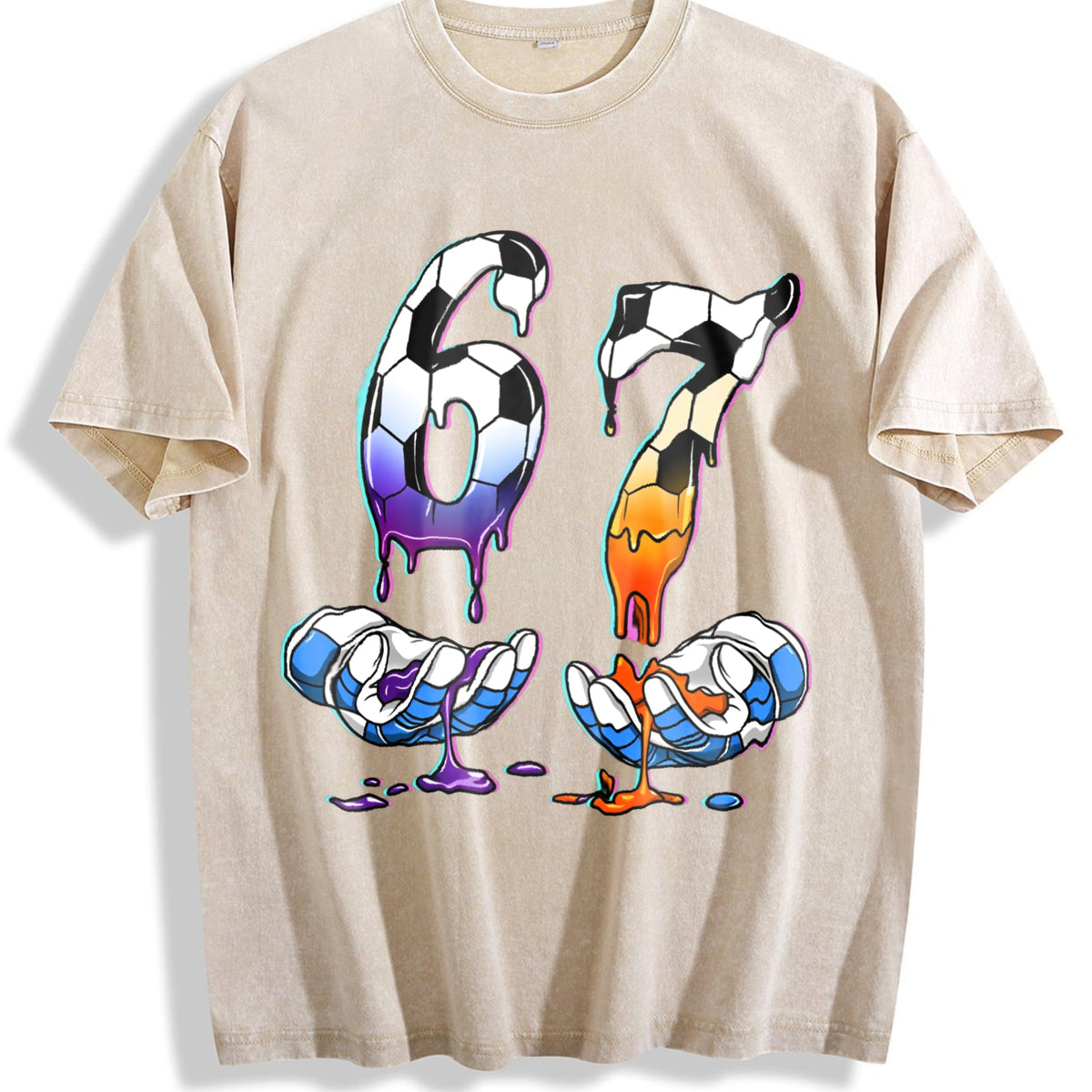 Global Soccer Fan Vintage Washed T-Shirt product image 1