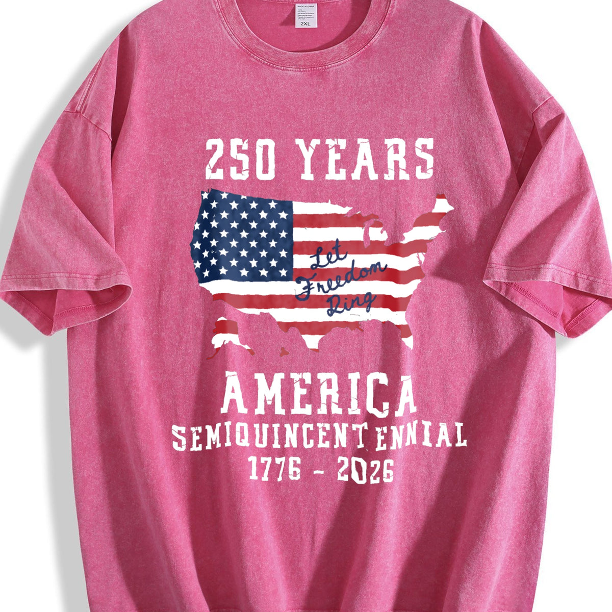 Patriotic American Flag Semiquincentennial Vintage Washed product image 7