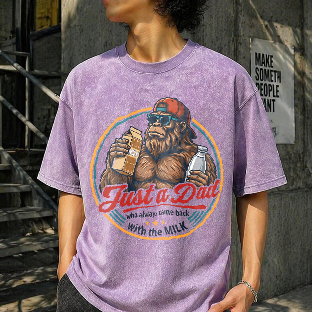 Funny Fathers Day Vintage Washed T-Shirt product image 6