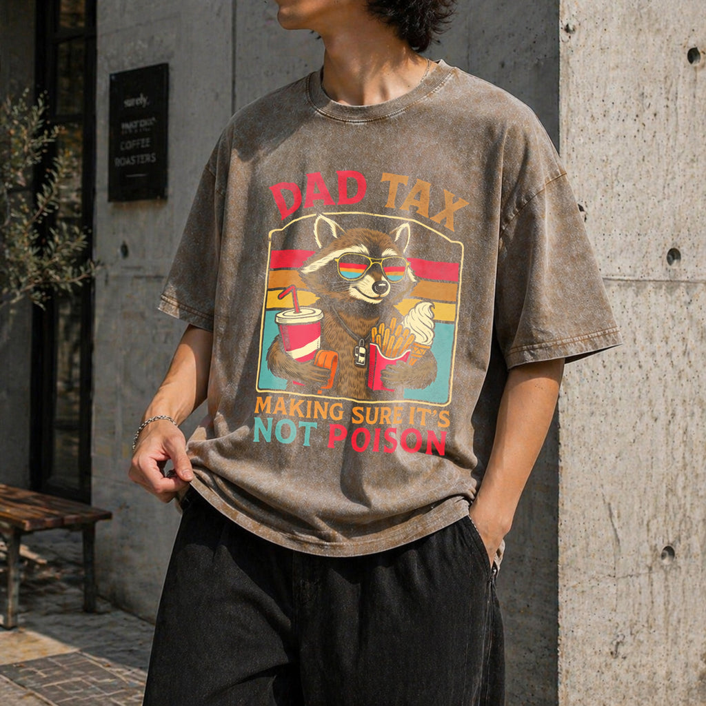 Dad Tax Vintage Washed T-Shirt product image 3