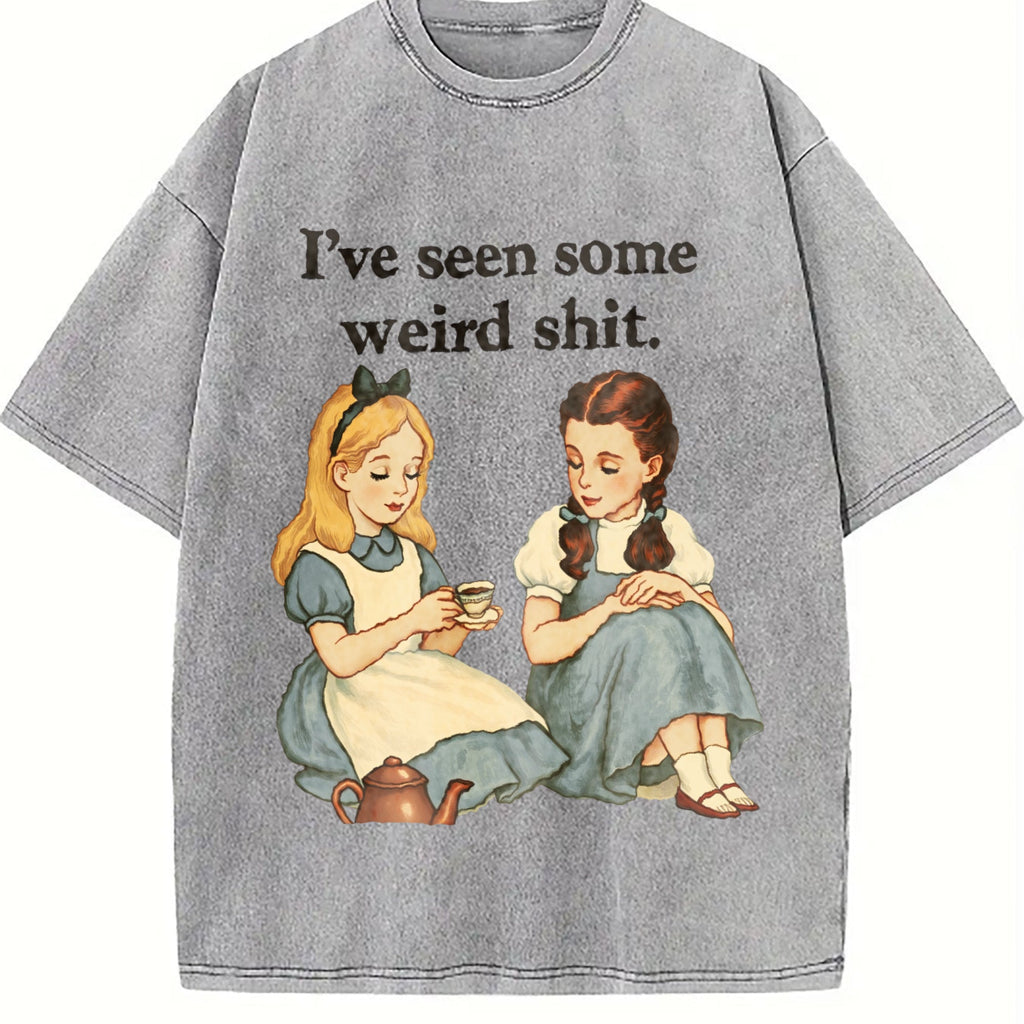 Weird Stuff - Girls - Sarcastic Vintage Washed T-Shirt product image 5