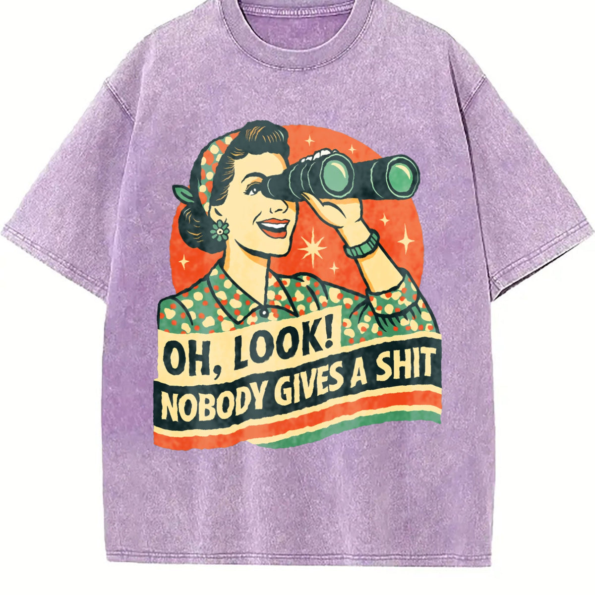 Nobody Cares Vintage Washed T-Shirt product image 6