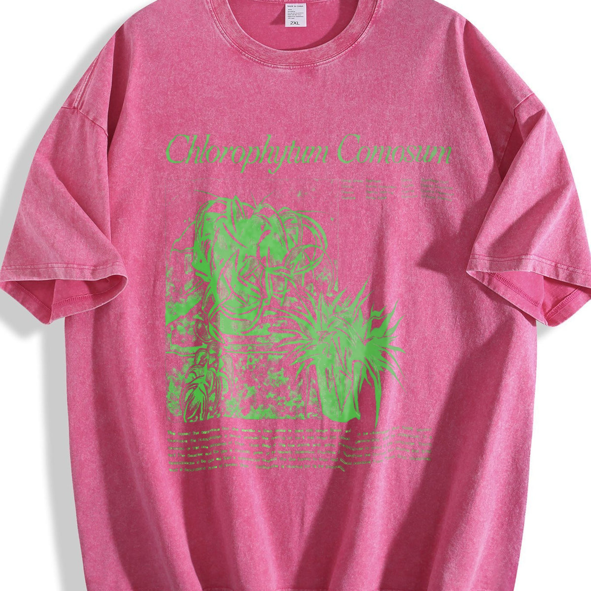 Spider Plant Chlorophytum Comosum Vintage Washed T-Shirt product image 7