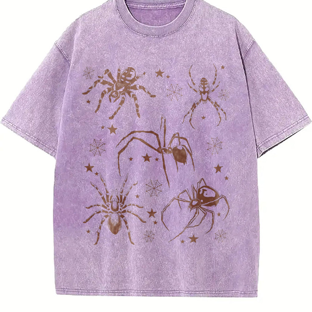 Spider Tattoo Vintage Washed T-Shirt product image 6