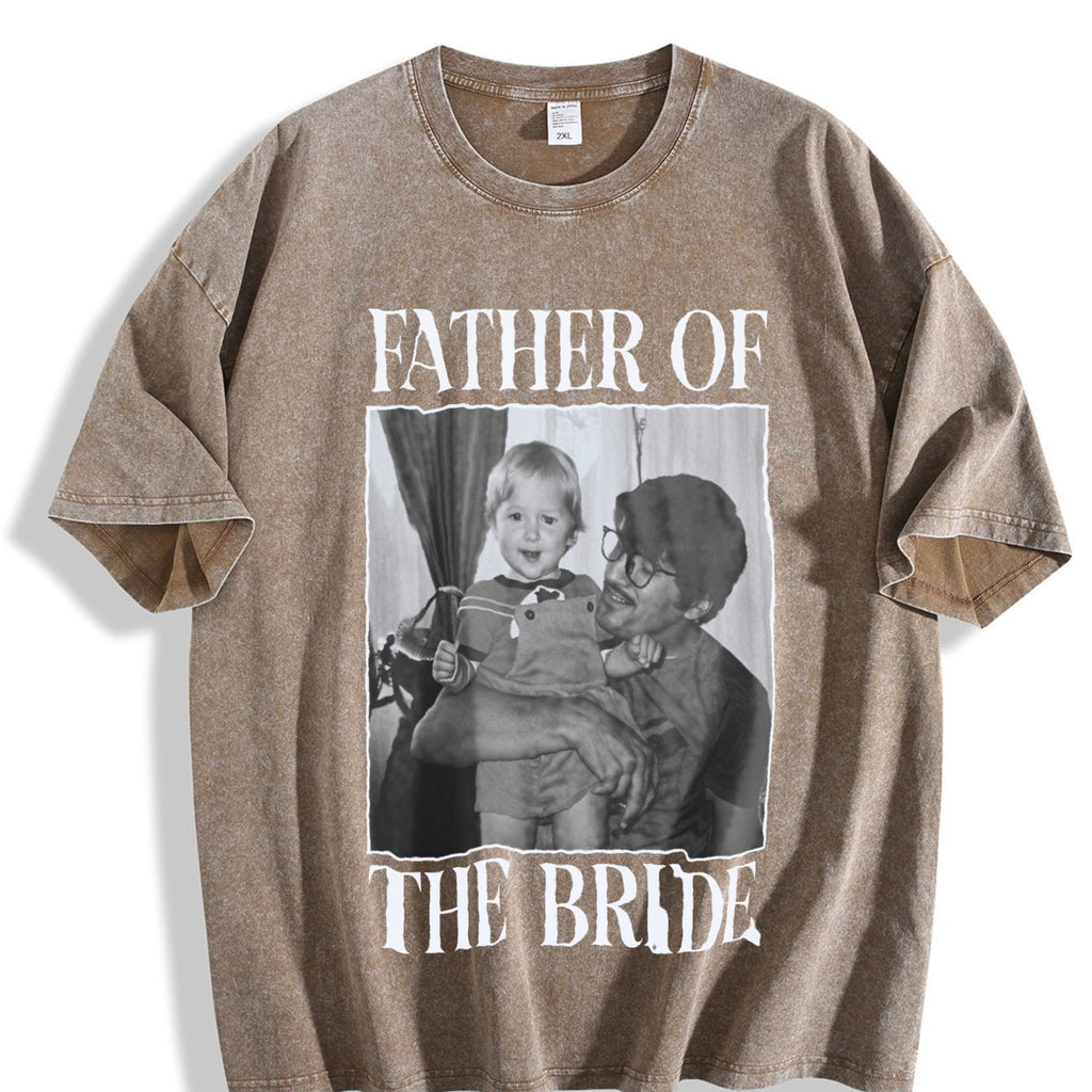 Father Of The Bride Vintage Washed T-Shirt product image 3