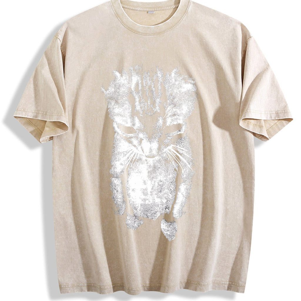 Sad Meme Cat Vintage Washed T-Shirt product image 1