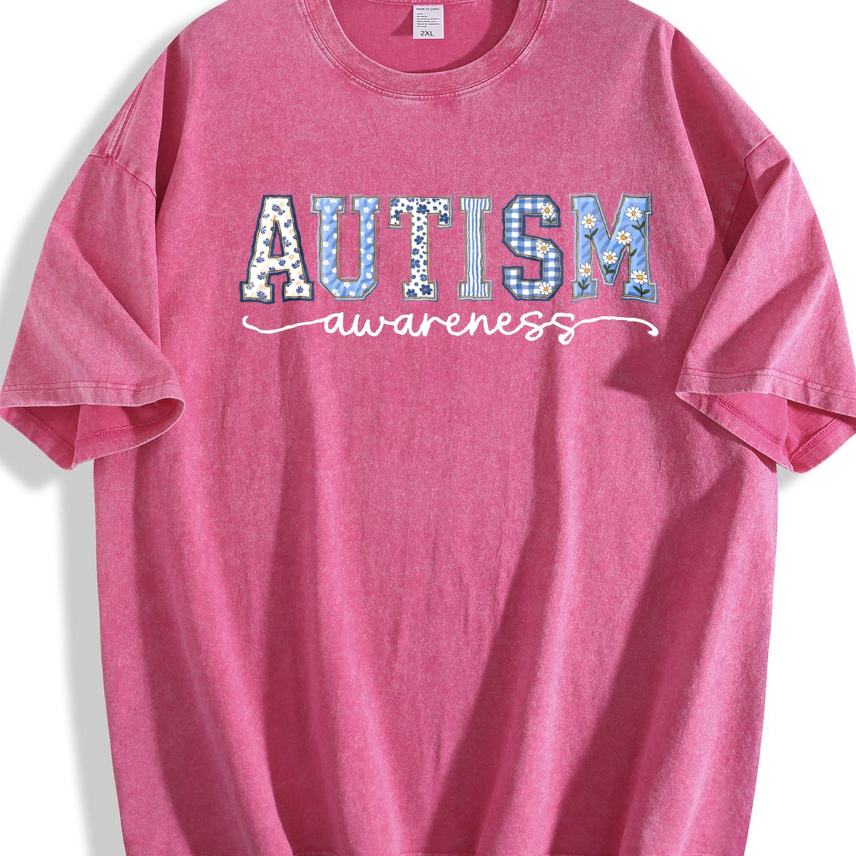 Autism Awareness Vintage Washed T-Shirt product image 7