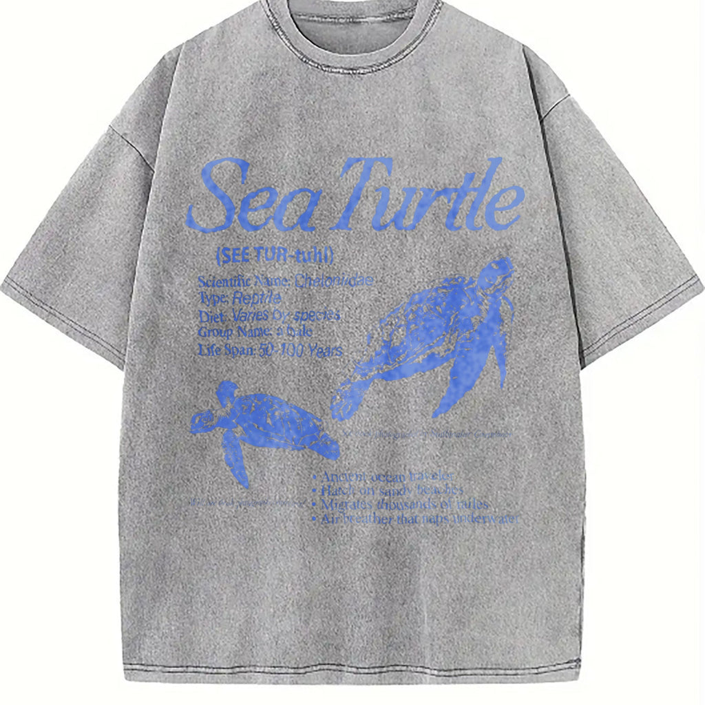 Sea Turtle 90s Vintage Washed T-Shirt product image 5