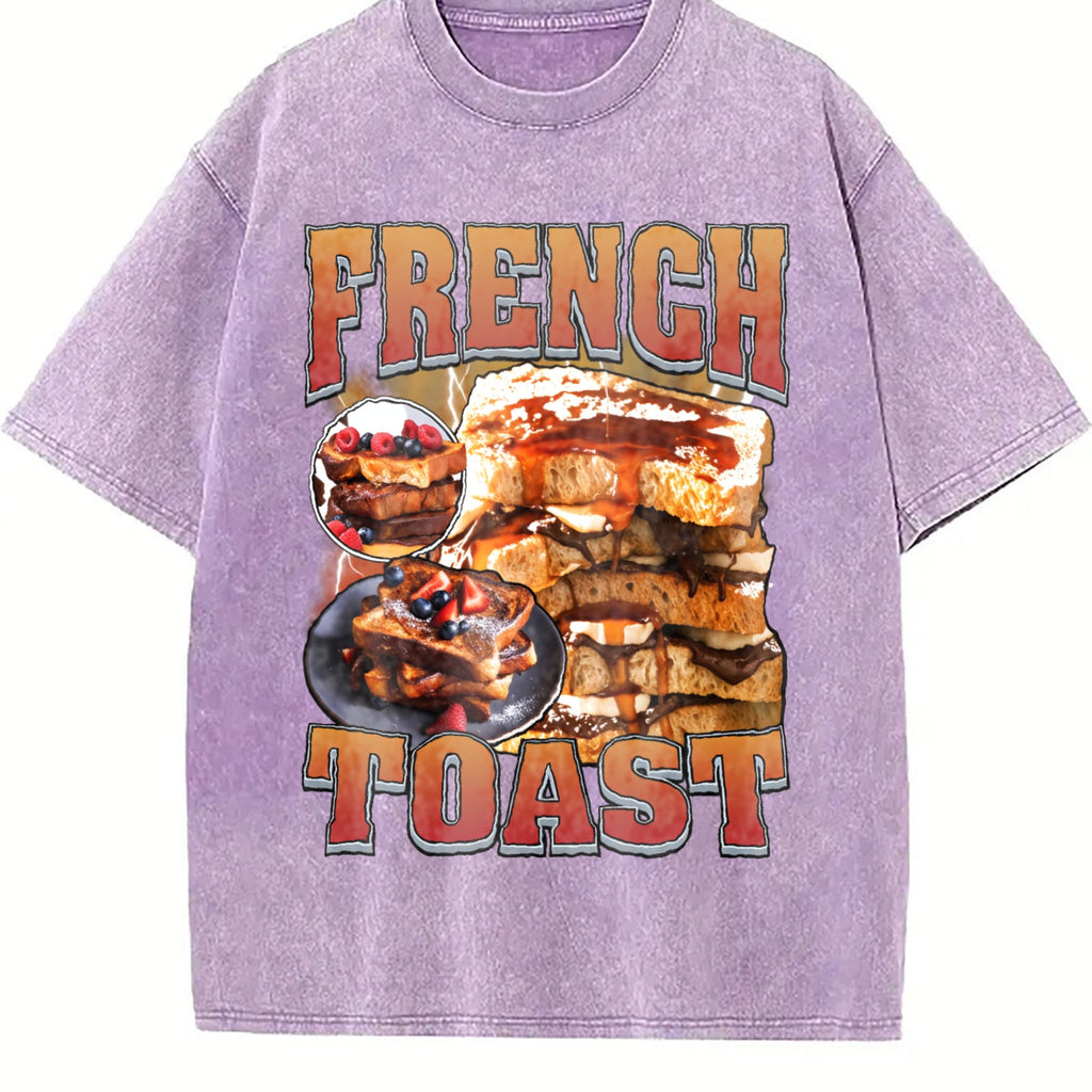 French Toast Bootleg Rap Vintage Washed T-Shirt product image 6