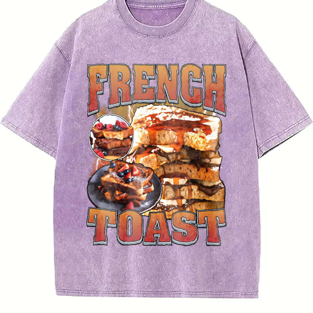 French Toast Bootleg Rap Vintage Washed T-Shirt product image 6