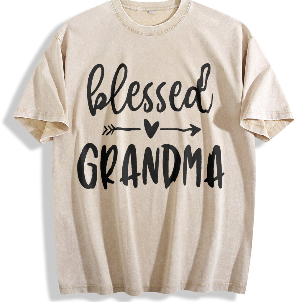 Blessed Grandma - Bella Canvas Vintage Washed T-Shirt product image 1