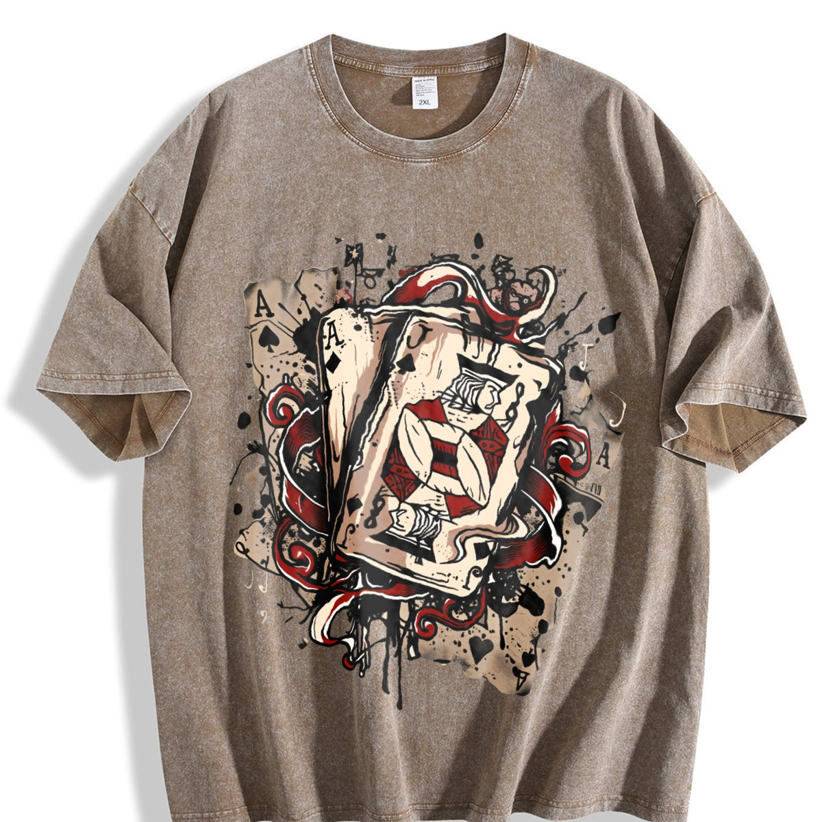 Ace Of Spades Vintage Washed T-Shirt product image 3