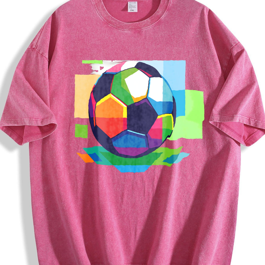 Global Soccer Fan Vintage Washed T-Shirt product image 7