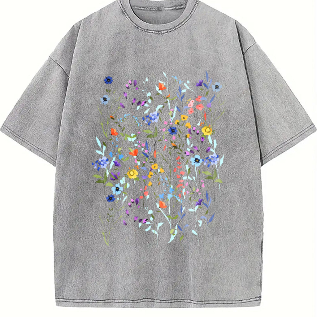 Pressed Flowers Vintage Washed T-Shirt product image 5