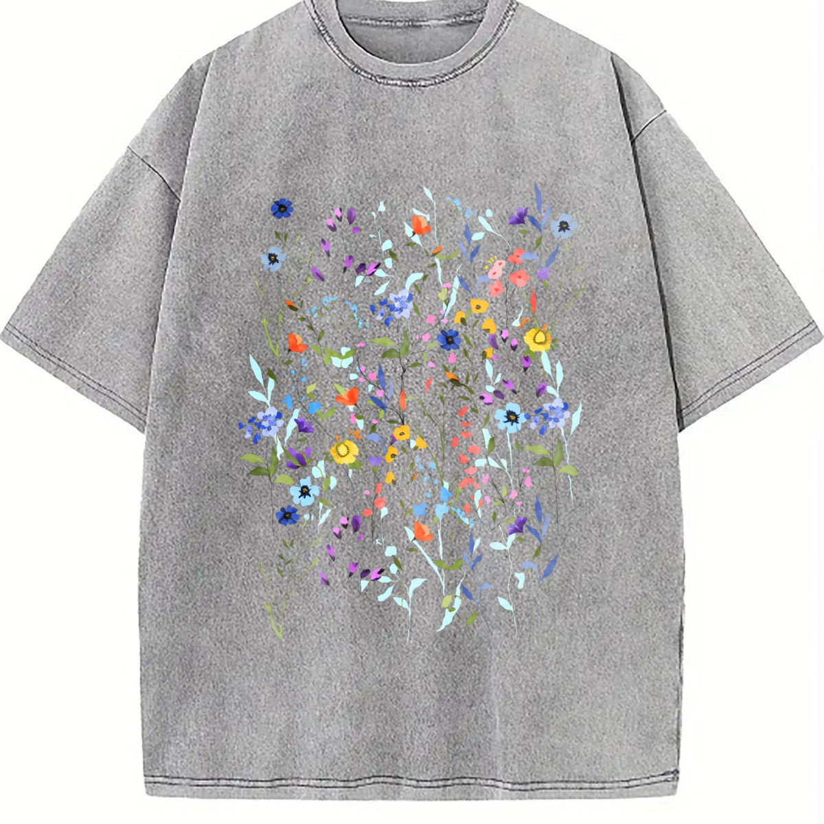 Pressed Flowers Vintage Washed T-Shirt product image 5