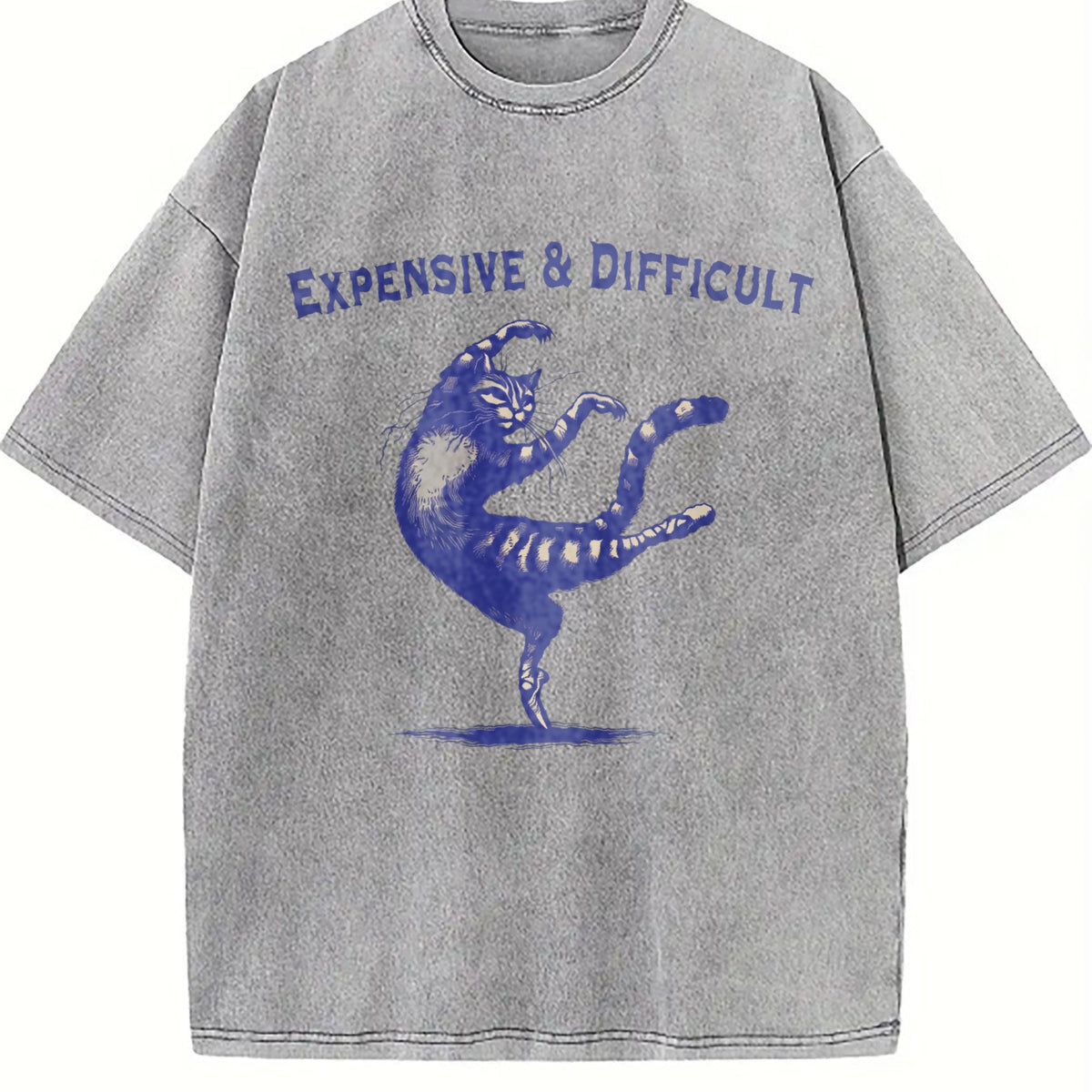Expensive And Difficult Dancing Cat Funny 90s Vintage product image 5