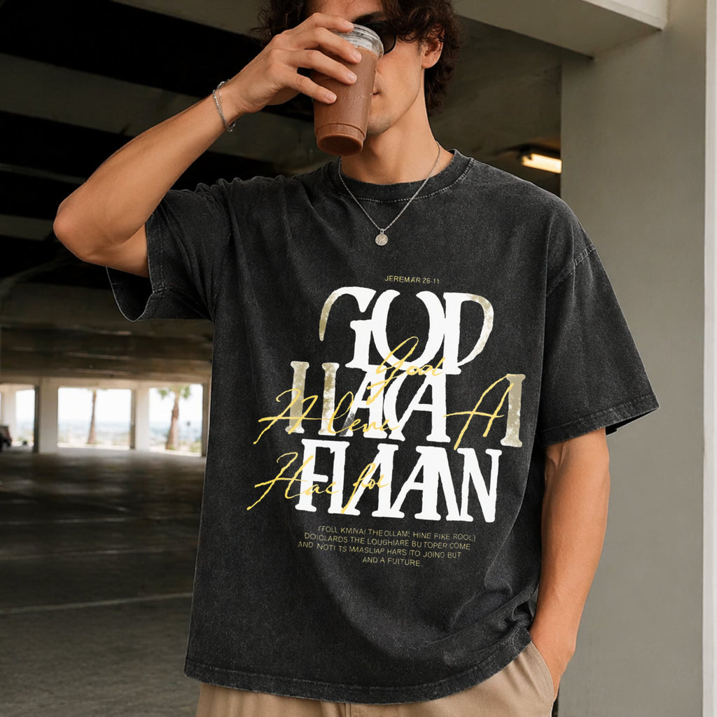 Christian - God Has A Plan Jeremiah 29:11 Vintage Washed product image 9