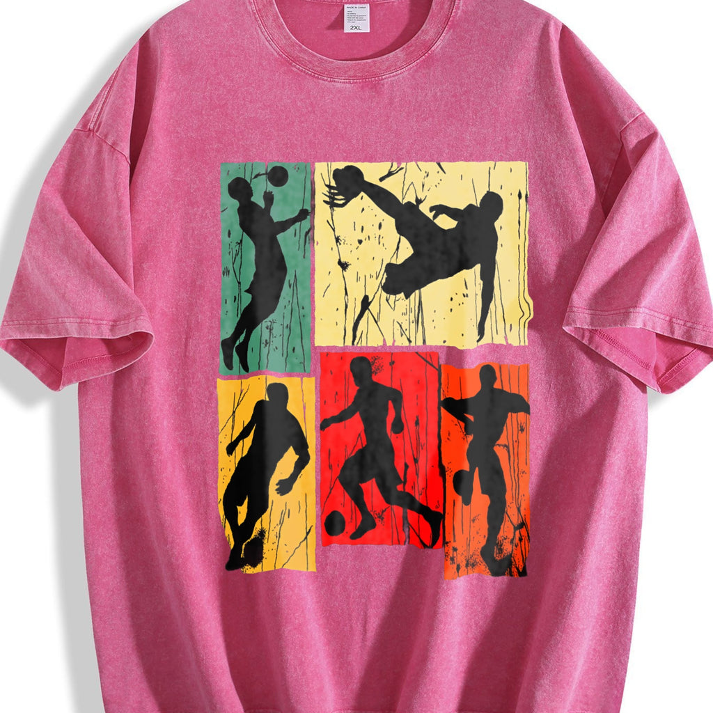 Global Soccer Fan Vintage Washed T-Shirt product image 7