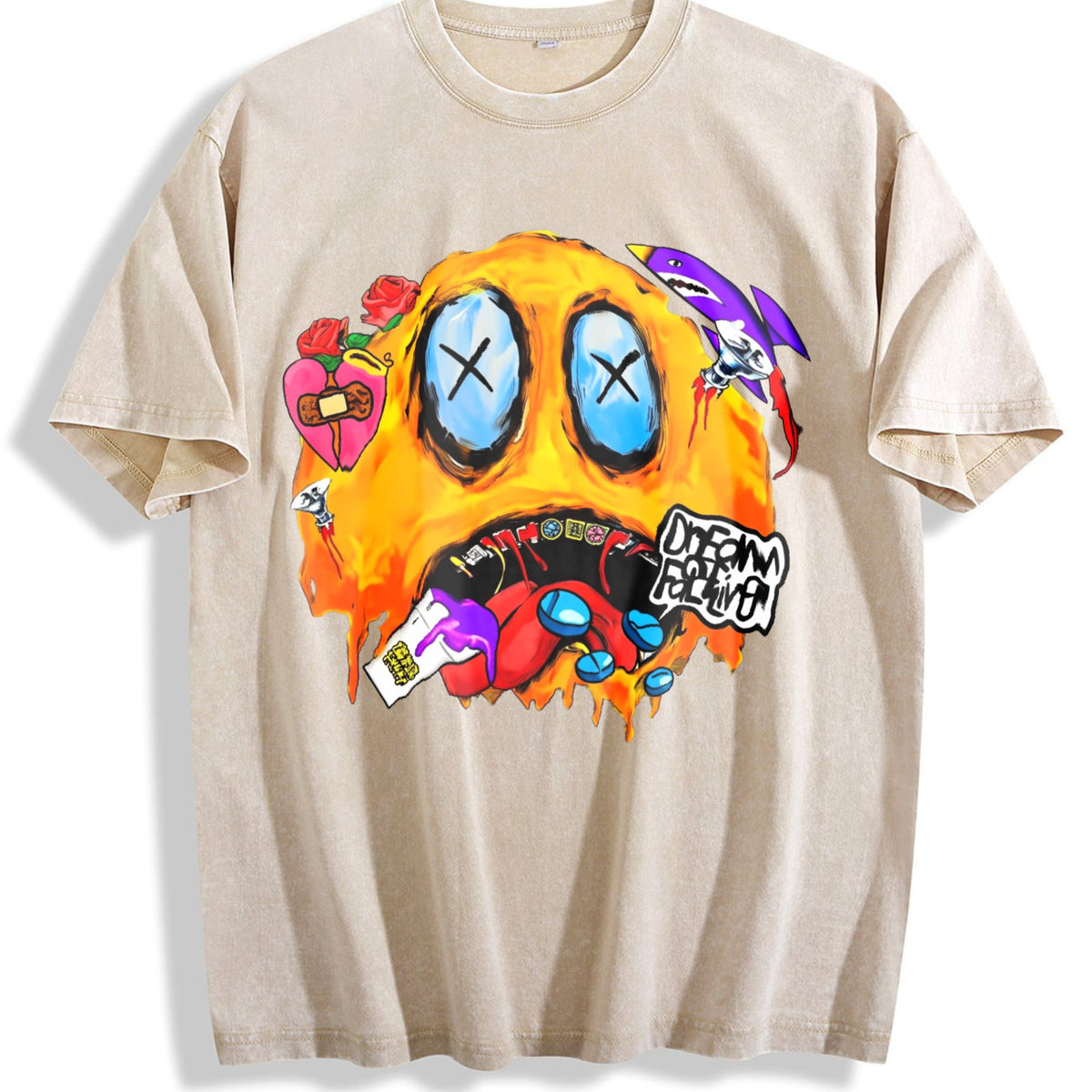 American Graffiti Melted Hip-hop Quirky Expression Vintage product image 1
