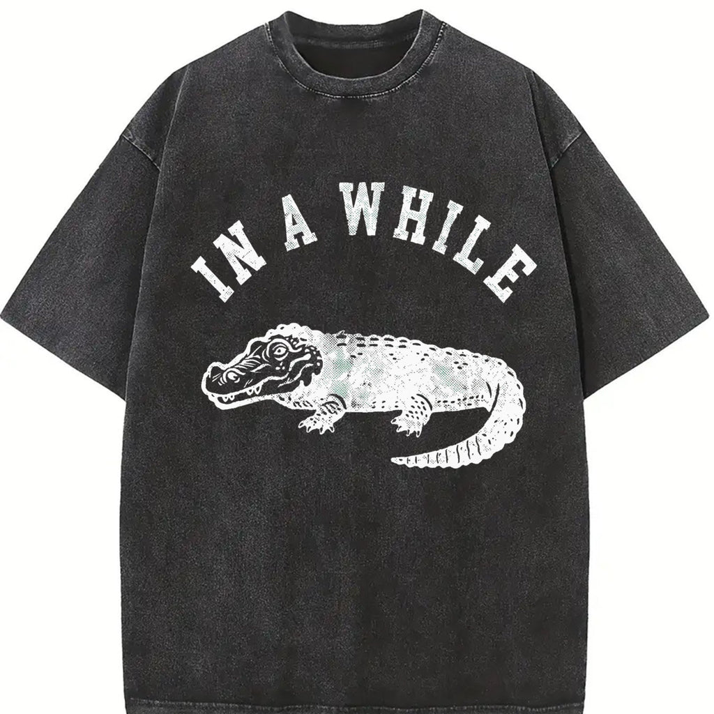 Funny In A While Crocodile Sarcastic Croc For Vintage product image 2