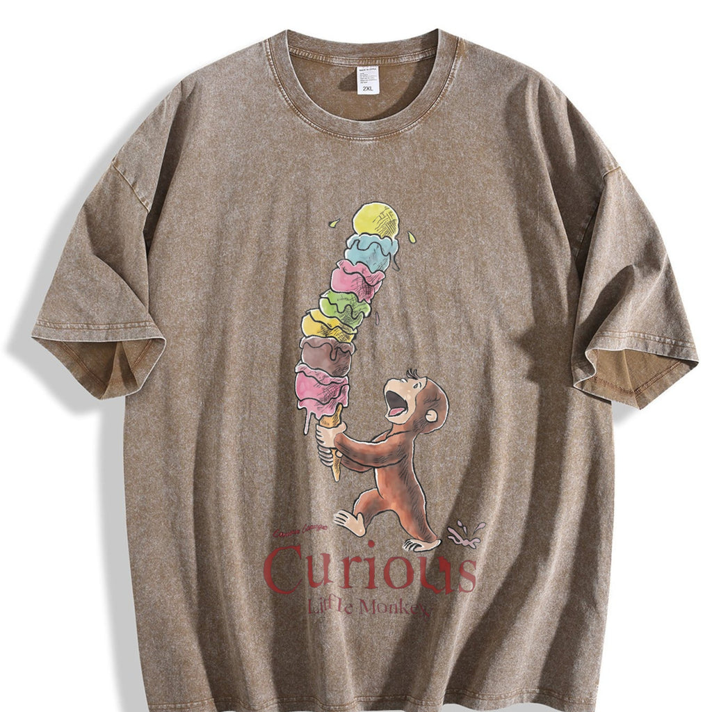 Curious George Little Monkey Vintage Washed T-Shirt product image 3