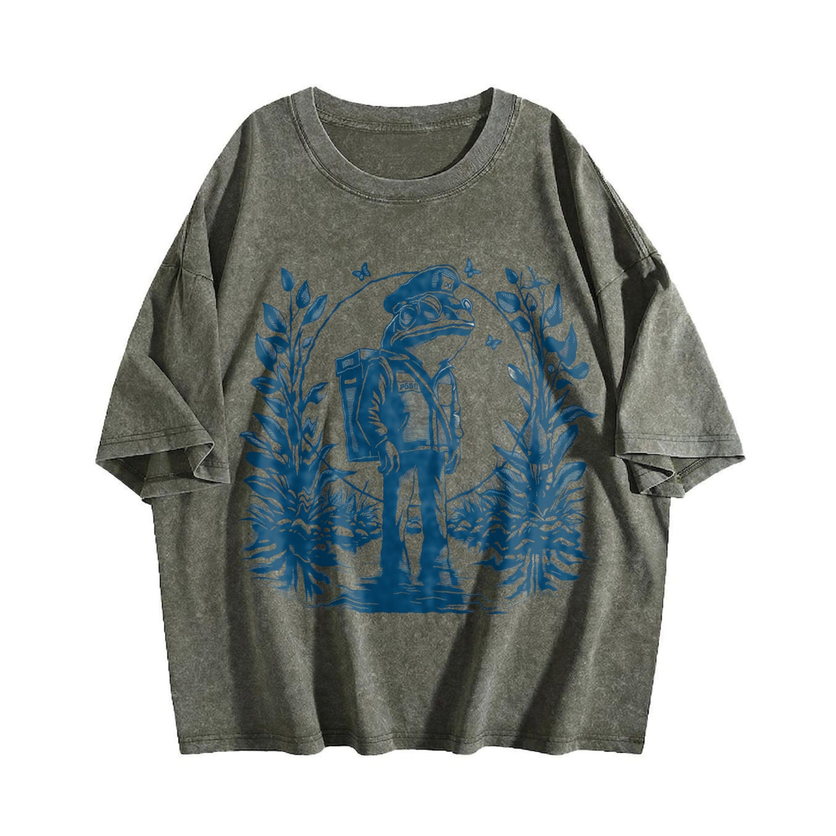90s Tattoo Frog Mail Man Vintage Washed T-Shirt product image 4