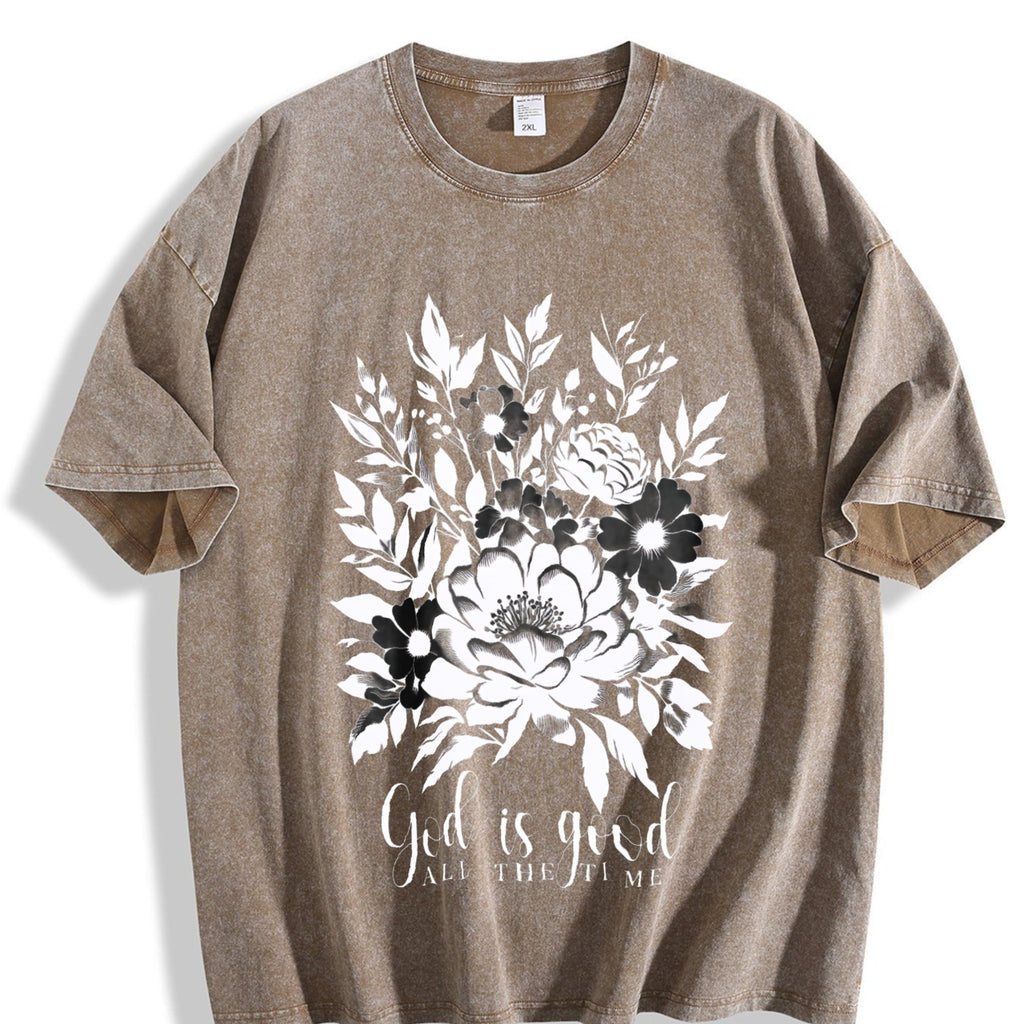 God Is Good Vintage Washed T-Shirt product image 3