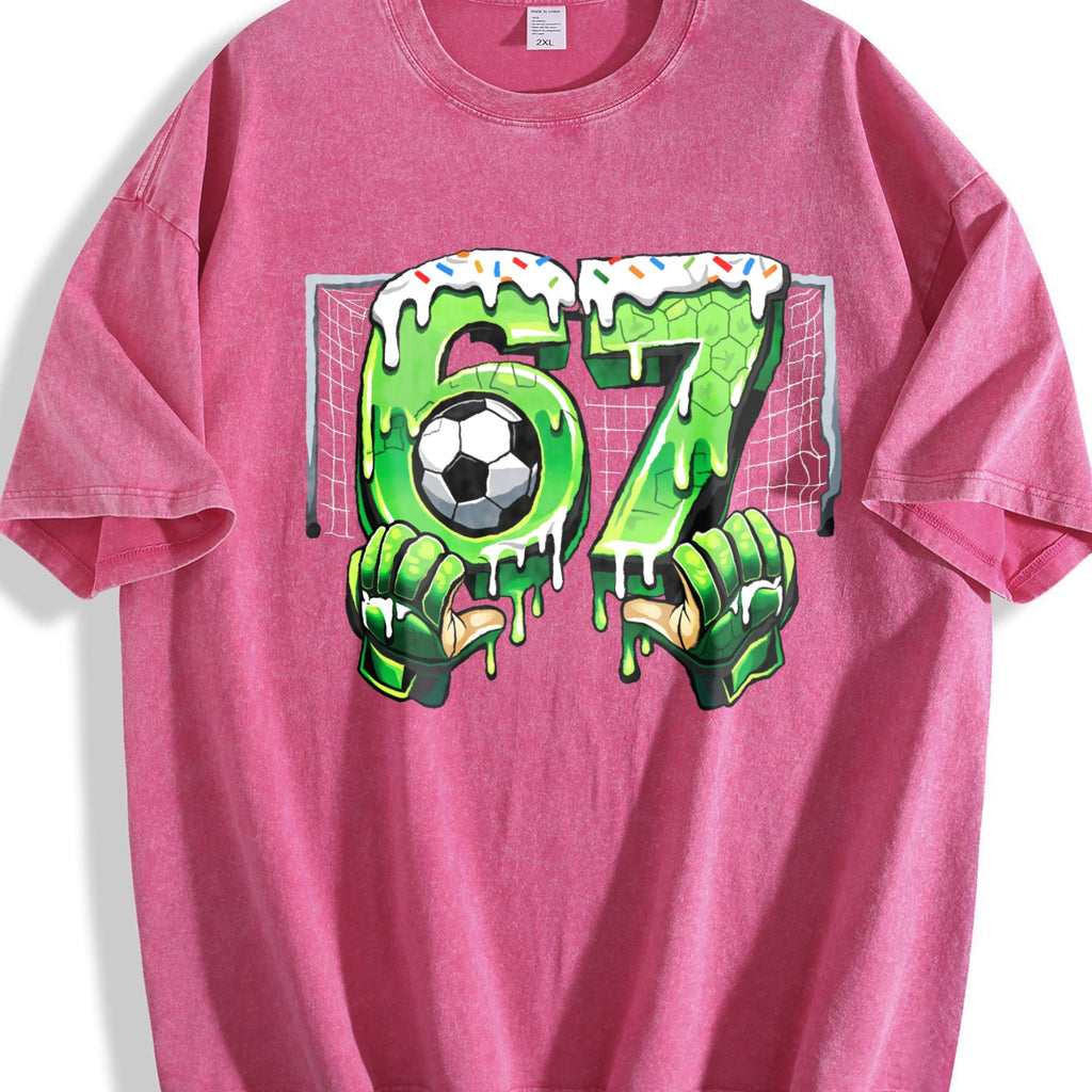 Global Soccer Fan Vintage Washed T-Shirt product image 7